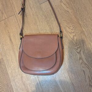 Frye Crossbody Purse Brown Leather Boho